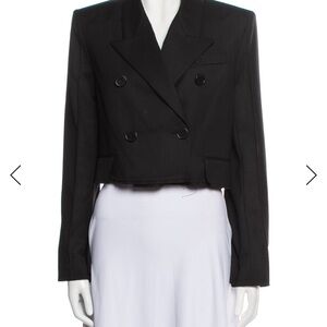 Zadig & Voltaire Black Cropped Blazer